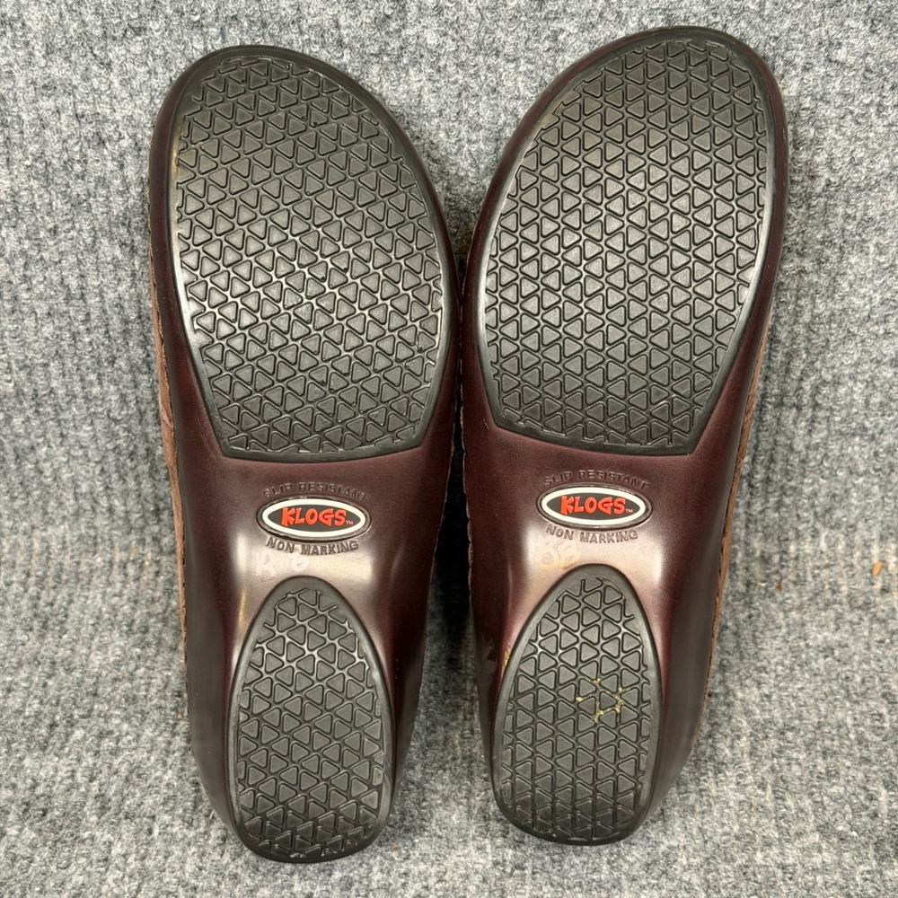 Klogs Suede Clogs Women 9M Brown Cozy Lined Fall Mules Comfort Cottagecore Boho - Picture 8 of 11